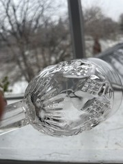 EAPG Doyle & Co. Flint Glass Goblet Pattern No. 33 Thumbprint And Diamond