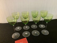 20 Perfection Chartreuse Green Crystal Glasses (Price Per Unit)