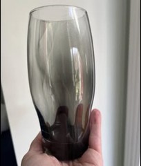 Set of Six 6 Classic Smoke Tumblers Drinking Glasses Gray 16oz