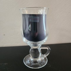 Galway Crystal Irish Blessing Latte (1 Pair), Clear Glass – New in Box