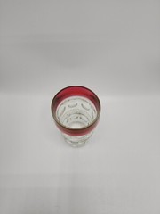 Tiffin-Franciscan «King’s Crown-Cranberry Flashed» 5 1/2 Inch Highball