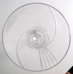 Vintage Mikasa Cut Crystal Clear Fluted Champagne, Rare, Austria 10.2″, Set of 2