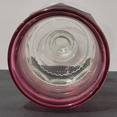 4 King’s Crown Cranberry Flashed (Top Only) Water Goblets | Tiffin-Franciscan |