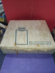 [J9] — NOS Vtg Queen’s Lusterware Ltd. 25th Anniversary Glasses in Original Pkg