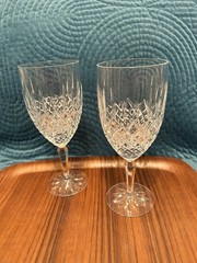 Lenox Crystal Centurion Ice Tea Glass 7 1/2” Very Heavy & Sparkly – 2