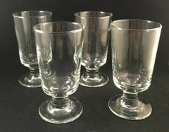 Tall Glass Drinking Glasses – 4 Piece Set – Round Bottoms – 5.25 Inches High