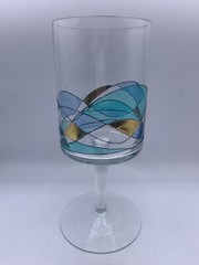 Gaudi Barcelona Aqua Compote Goblet Barware 11 3/4”