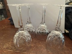 Waterford Ballymore Water Goblets -Set of 4 Discontinued Pattern Made In Ireland
