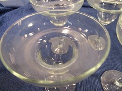 VINTAGE LOT OF CLEAR CRYSTAL GLASS MARTINI COCKTAIL GLASSES LOT OF 1 (EZS002511)