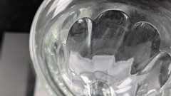 EAPG Bessimer Bessemer Flute American Pattern Flint Glass GobletChip Bottom