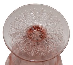 Jeannette Sunflower PInk Footed Tumbler