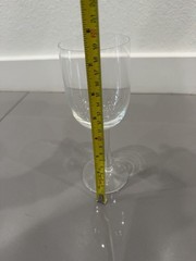 ROSENTHAL CUPOLA Wine DOUBLE POLE STEM 7.5” STUDIO LINIE GERMANY