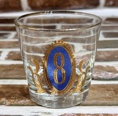 Vintage Libbey Numero Crown Collection #8 Old Fashioned Whiskey Glass Barware