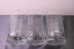 3 Anchor Hocking ESSEX CLEAR 7 oz Juice Glasses 4 «