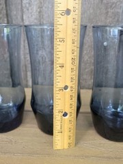 Set of 8 Libbey Apollo Blue 5.5″ Tumbler Glass 12 Oz Glasses Barware Vintage MCM