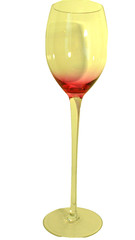 Kusak Flamingo 11 1/4″ Pink Wine Glass – 1