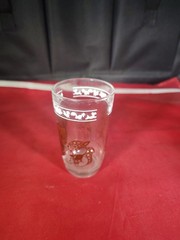 1956 Swanky Swig Cup Deer and Squirrel Pattern Brown & White Bartlett-Collins