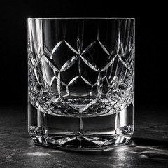 9.5oz Luxury Lead-free Crystal Whiskey Glass Edo Kiriko Diamond Cut Art Gift