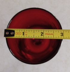 Arcoroc Luminarc France Ruby Red 5.75″ Glass/Goblets 10 OZ EUC