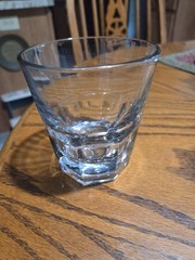 Vintage Anchor Hocking Clear Sure Guard Drinking Glass 10 Oz- Estate Find