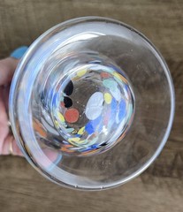 Venetian Murano Art Glass Footed Goblet Drinkware Barware Italy New