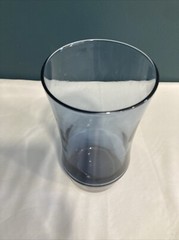 (1) Vintage Libbey Apollo Dusky Blue Beverage Glass 13 ounces