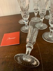 26 Champagne Flutes Buckingham Model Crystal From BACCARAT (Price Per Unit)