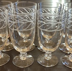 Gadroon by Fostoria Set of 8 Stemware Juice Glasses MINT