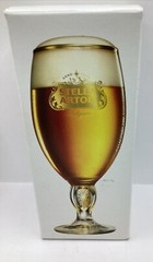 MStella Artois~GIFT BOX |Glasses 33cl Limited Edition Gold accent~SET 2~NEW