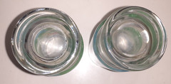 Vintage Nina Glassware Farm Scene, Anchor Hocking Glasses, 6.5″ Tall