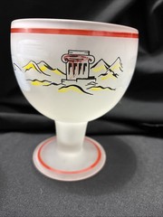 Vintage Frosted Margarita Glasses International Bar Themed By Gay Fad.