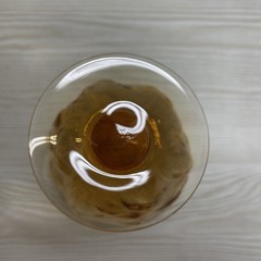 Seneca Driftwood Amber Glass Tumbler, 2 Footed Glasses