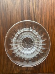 4 Stuart English Cut Crystal Glengarry Cambridge Whiskey Nip Cordial Glass EUC