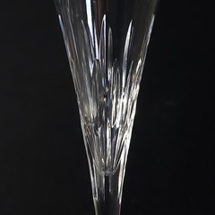 LENOX FIRELIGHT CHAMPAGNE TOASTING FLUTE, Cut Lead Crystal, 11 1/8″, 8 oz, USA