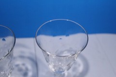 Lot Of 3 George & Martha Wine Glasses By Nancy Prentiss