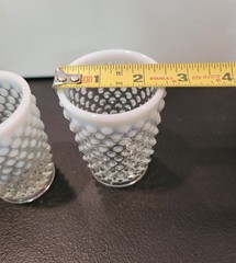 Fenton Hobnail French Opalescent 3 ½” 5 oz Juice Glass/Tumbler(s)