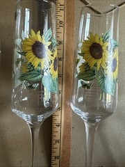 Portmeirion Botanic Garden-Spode-Trad Mr&Mrs, Groom Wine Goblets-10 GLASSES