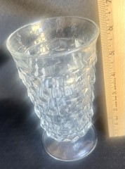 Colony Whitehall Iced Tea Glasses Vintage Set/6 Pedestal Tumblers 6”