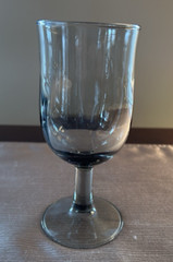 Vintage Libbey Premiere Smoke Gray Stemmed Glass Goblets Set of 4 – 10 Oz.