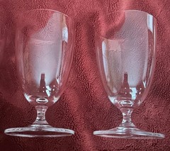Mikasa Set of 4 Four Nicole Iced Tea/Beverage Glasses 6”x 3 1/2” Blown Glass