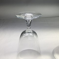 Orrefors Crystal Sven Air Bubble In Stem Water Glass And Champagne Glass Vintage