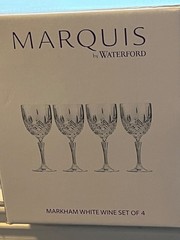 4 NEW waterford marquis MARKHAM wine goblet