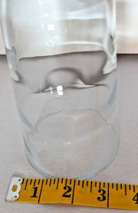 Set of 3 Libbey Aqua Saturn Ripple Optic 16oz Tumblers Vintage Glasses