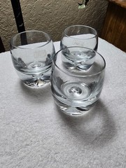 Signed KROSNO Whiskey Tumblers (set of 3) Made in Poland in Excellent Condition