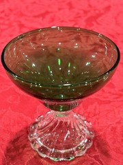 Classic MCM Anchor Hocking Burple Forest Green Glass Set Mixed Sizes 16pc