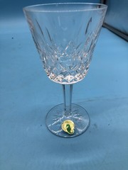 Waterford Crystal Lismore Claret Wine Glasses Set Of 4 Clear Cut Ireland Box