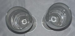Y2K Millennium Champagne Flutes 2000 Commemorative Figural Stem Pair (2) Vintage