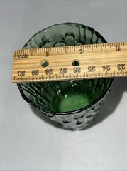 Vintage Tumblers Anchor Hocking Avocado Green Tahiti 1970s Drinking Glasses 9oz.