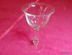 Unknown Crystal (UNK4272 Cut Rim Band & Panels ) 5 5/8″ WINE GLASS(es) Exc