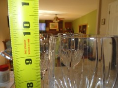 Set of 3 HTF Mikasa 9 3/4″ Arctic Lights Imperial Wine Goblets